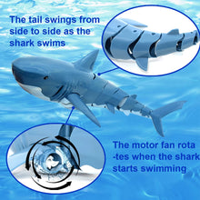 Load image into Gallery viewer, Electric Simulation Waterproof Fish RC Shark 2.4G 20 Minutes Long Battery Life Summer Water Swimming Toddlers Toys For Kids Gift