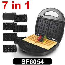 Load image into Gallery viewer, Electric Waffle Maker Cooking Kitchen Appliances Bubble Egg Cake Oven Breakfast Machine Waffles Pot Iron Baking Pan 220V Sonifer
