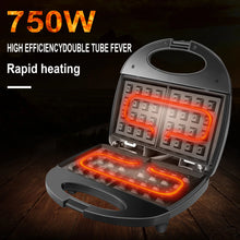 Load image into Gallery viewer, Electric Waffle Maker Cooking Kitchen Appliances Bubble Egg Cake Oven Breakfast Machine Waffles Pot Iron Baking Pan 220V Sonifer