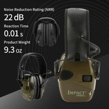 Load image into Gallery viewer, For Electronic Shooting Earmuff Anti-Noise Tactical Ear Protector Hearing Protection Headset Foldable