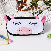 Load image into Gallery viewer, Pencil Case Cartoon Animals Plush Pouch Bag Key Chain Coin Purse Wallet