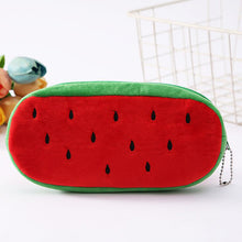 Load image into Gallery viewer, Pencil Case Cartoon Animals Plush Pouch Bag Key Chain Coin Purse Wallet