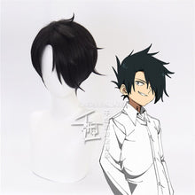 Load image into Gallery viewer, Emma Wig Short Golden Gradient Dark Yellow Wig Anime The Promised Neverland Cosplay Hair Synthetic Cosplay Wig 40cm