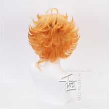 Load image into Gallery viewer, Emma Wig Short Golden Gradient Dark Yellow Wig Anime The Promised Neverland Cosplay Hair Synthetic Cosplay Wig 40cm