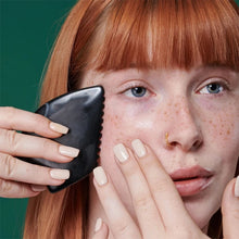 Load image into Gallery viewer, Empress Bian Stone Facial Gua Sha Kerokan Scraper Tool For Neck Face Beauty SPA Massage Guasha Skin Care Fades Wrinkles Spots