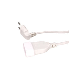 Load image into Gallery viewer, Male Plug with 90 Degree To Female Socket Power Extension Cable For PC Computer PDU 0.3m/0.6m/1.8m EU 2Prong Bend Angled Cord