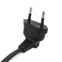 Load image into Gallery viewer, Male Plug To Female Socket Power Extension Cable For PC Computer PDU 0.3m/0.6m/1.8m EU 2Prong Bend Angled Cord