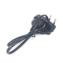 Load image into Gallery viewer, Male Plug with 90 Degree To Female Socket Power Extension Cable For PC Computer PDU 0.3m/0.6m/1.8m EU 2Prong Bend Angled Cord