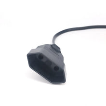Load image into Gallery viewer, Male Plug with 90 Degree To Female Socket Power Extension Cable For PC Computer PDU 0.3m/0.6m/1.8m EU 2Prong Bend Angled Cord