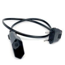 Load image into Gallery viewer, 90 Degree Male Plug To Female Socket Power Extension Cable For PC Computer PDU 0.3m/0.6m/1.8m EU 2Prong