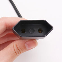 Load image into Gallery viewer, 90 Degree Male Plug To Female Socket Power Extension Cable For PC Computer PDU 0.3m/0.6m EU 2 Prong Bend Angled AC Cord