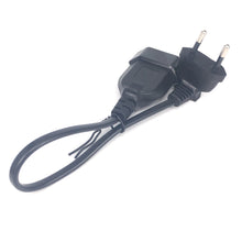 Load image into Gallery viewer, Male Plug with 90 Degree To Female Socket Power Extension Cable For PC Computer PDU 0.3m/0.6m/1.8m EU 2Prong Bend Angled Cord