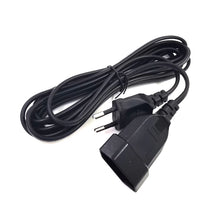 Load image into Gallery viewer, 2 Prong Male to Female Power Extension Cord VDE Certificated Copper Cable 0.5m/1m/2m/3m/4m/5m