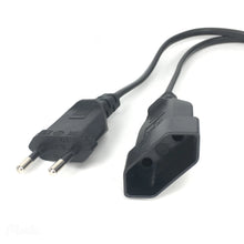 Load image into Gallery viewer, 2Prong Male to Female Power Extension Cord VDE Certificated Copper Cable 0.5m 1m 2m 3m 4m 5m