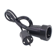 Load image into Gallery viewer, European Standard Male To Female Power Extension Cable 3G1.0mm Wire Gauge EU Germany Copper AC Socket and Plug Cord 250V 16A