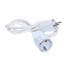 Load image into Gallery viewer, European Standard Male To Female Power Extension Cable 3G1.0mm Wire Gauge EU Germany Copper AC Socket and Plug Cord 250V 16A