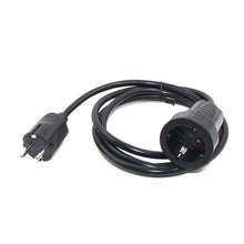 Load image into Gallery viewer, European Standard Male To Female Power Extension Cable 3G1.0mm Wire Gauge EU Germany Copper AC Socket and Plug Cord 250V 16A