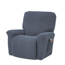 Load image into Gallery viewer, European Style Recliner Stretch Sofa Cover Charcoal Thickened Fleece Recliner Protection Pad Non-slip Furniture Cover