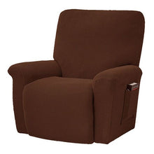 Load image into Gallery viewer, European Style Recliner Stretch Sofa Cover Charcoal Thickened Fleece Recliner Protection Pad Non-slip Furniture Cover
