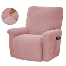 Load image into Gallery viewer, European Style Recliner Stretch Sofa Cover Charcoal Thickened Fleece Recliner Protection Pad Non-slip Furniture Cover