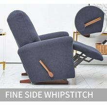 Load image into Gallery viewer, European Style Recliner Stretch Sofa Cover Charcoal Thickened Fleece Recliner Protection Pad Non-slip Furniture Cover