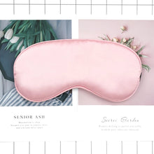 Load image into Gallery viewer, 1pcs Eye Cover Imitated Silk Sleep Eye Mask Sleeping Padded Shade Patch Eyemask Blindfolds Women Men Travel Relax Rest