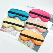 Load image into Gallery viewer, 1pcs Eye Cover Imitated Silk Sleep Eye Mask Sleeping Padded Shade Patch Eyemask Blindfolds Women Men Travel Relax Rest