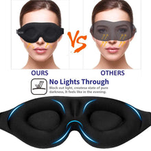 Load image into Gallery viewer, Eye Mask for Sleeping 3D Contoured Cup Blindfold Concave Molded Night Sleep Mask Block Out Light for Women Men