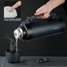 Load image into Gallery viewer, FEIJIAN Military Thermos, Travel Portable Thermos For Tea, Large Cup Mugs for Coffee, Water bottle, Stainless Steel ,1200/1500ML
