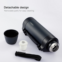 Load image into Gallery viewer, FEIJIAN Military Thermos, Travel Portable Thermos For Tea, Large Cup Mugs for Coffee, Water bottle, Stainless Steel ,1200/1500ML