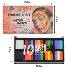 Load image into Gallery viewer, 10 Colors Fancy Dress Beauty Makeup Tool Face Body Art Paint Water Based Oil Painting Halloween Party Makeup Kit Wholesale