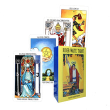 Load image into Gallery viewer, Factory Made High Quality Hot Sell Spanish version rider Tarot Cards for Beginners PDF Guidebook Support Wholesale