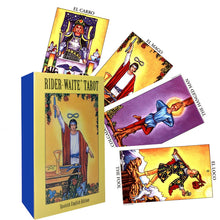 Load image into Gallery viewer, Factory Made High Quality Hot Sell Spanish version rider Tarot Cards for Beginners PDF Guidebook Support Wholesale