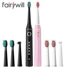 Load image into Gallery viewer, Sonic Electric Toothbrush 5 Modes USB Charger Tooth Brushes Replacement Timer Sonic Toothbrush 8 Brush Heads