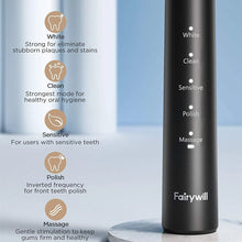 Load image into Gallery viewer, Sonic Electric Toothbrush Waterproof USB Charge Rechargeable Electric Toothbrush 8 Brush Replacement Heads Adult