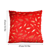 Load image into Gallery viewer, Fashion Feather Fur Decorative Cushion Cover Home Plush Pillow Case Bed Room Pillowcases Decoration Sofa Throw Pillow covers