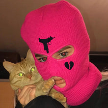 Load image into Gallery viewer, Fashion Neon Balaclava Three-hole Ski Mask Tactical Mask Full Face Mask Winter Hat Party Mask Limited Embroidery bone masculino