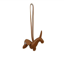 Load image into Gallery viewer, Fashion Punk puppy Bulldog Keychain PU Leather Dog Keychains for Women Bag Pendant Jewelry Trinket Men's Car Key Ring Key Chain