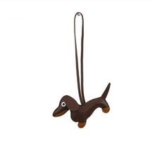 Load image into Gallery viewer, Fashion Punk puppy Bulldog Keychain PU Leather Dog Keychains for Women Bag Pendant Jewelry Trinket Men's Car Key Ring Key Chain