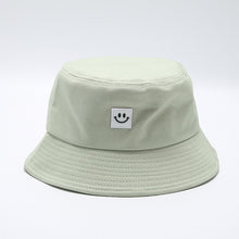 Load image into Gallery viewer, Fashion Women Bucket Hat New Candy Colors Smile Face Sun Hat Outdoor Sports Travel Beach Caps Fishermen Hats Hip Hop Female Cap