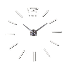 Load image into Gallery viewer, Wall Clock Fashion design acrylic mirror large quartz watch still life clocks modern living room home decoration stickers