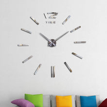 Load image into Gallery viewer, Wall Clock Fashion design acrylic mirror large quartz watch still life clocks modern living room home decoration stickers