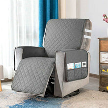 Load image into Gallery viewer, Recliner Chair Slipcover Mat Pet Sofa Protective Covers Anti Slip Washable Sofa Couch Cover Side Pocket Armchair Throw Mat