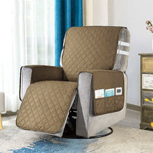 Load image into Gallery viewer, Recliner Chair Slipcover Mat Pet Sofa Protective Covers Anti Slip Washable Sofa Couch Cover Side Pocket Armchair Throw Mat