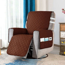 Load image into Gallery viewer, Recliner Chair Slipcover Mat Pet Sofa Protective Covers Anti Slip Washable Sofa Couch Cover Side Pocket Armchair Throw Mat