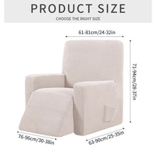 Load image into Gallery viewer, Armchair Soft Chair Covers Furniture Protector Non-slip Recliner Chair Cover Protector Elastic All-inclusive Massage Sofa Cover