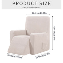 Load image into Gallery viewer, Armchair Soft Chair Covers Furniture Protector Non-slip Recliner Protector Elastic All-inclusive Massage Sofa Cover