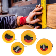 Load image into Gallery viewer, Fiber Measuring Tape 10/30m Hand-held Disc Flexible Ruler Wind Up Measure