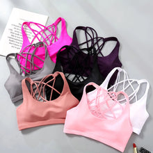 Load image into Gallery viewer, Yoga Bra for Women Push Up Wire free Running Gym Training Workout Yoga Underwear