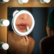 Load image into Gallery viewer, Makeup Mirror 10X Magnifying Mirrors LED Lighted Touch Screen Vanity Mirror Portable Dressing Table Cosmetic Mirrors